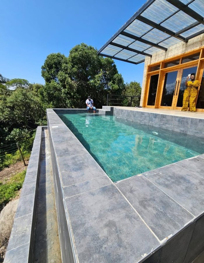 The Edge Pool —a pool built to sit right on the edge completed —June 2025.
